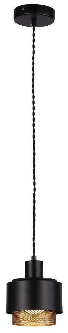 фото IMEX Подвесной светильник IMEX MD.0042-1-P BK+GD