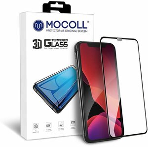 Фото Защитное стекло MOCOLL полноразмерное 2.5D для iPhone 7 Plus / 8 Plus Белое (Серия Storm)