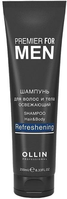 Ollin Prof Premier For Men Шампунь для волос и тела освежающий 250 мл 1 шт