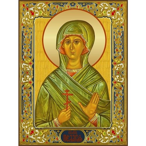 Освященная икона Пелагея Тарсийская, дева, мученица на дереве