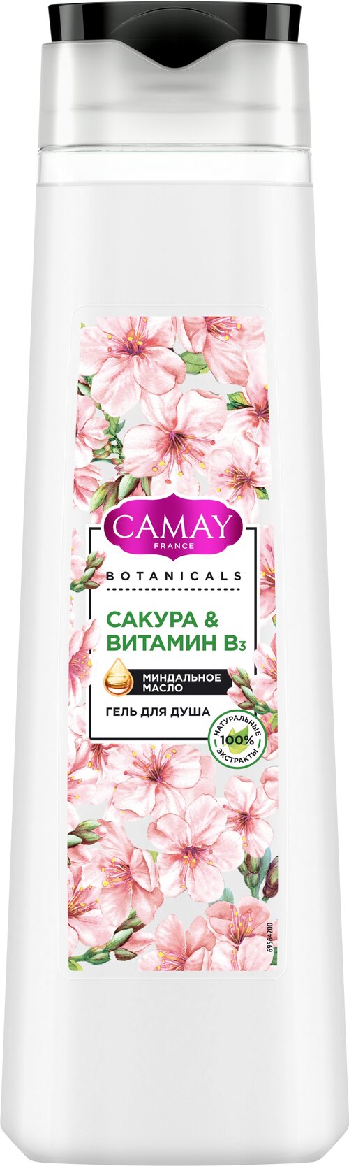 Гель для душа Camay Botanicals Сакура & витамин В3сакура, 400 мл