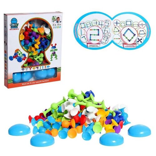 SUI Конструктор «Забавные присоски», 76 деталей