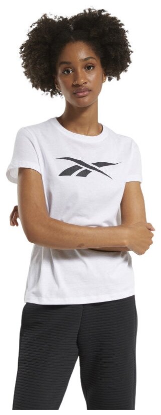 Футболка Reebok TE Graphic Vector T WHITE Женщины FU2331 2XS