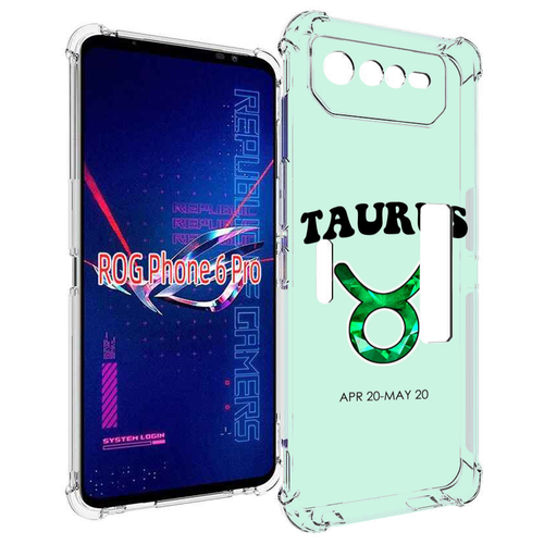 Чехол MyPads знак-зодиака-телец-1 для Asus ROG Phone 6 Pro задняя-панель-накладка-бампер