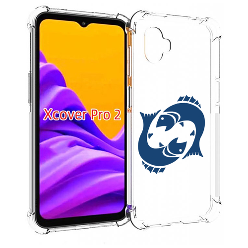 Чехол MyPads знак-зодиака-рыбы-7 для Samsung Galaxy Xcover Pro 2 задняя-панель-накладка-бампер чехол mypads знак зодиака рыбы 5 для samsung galaxy xcover 5 задняя панель накладка бампер