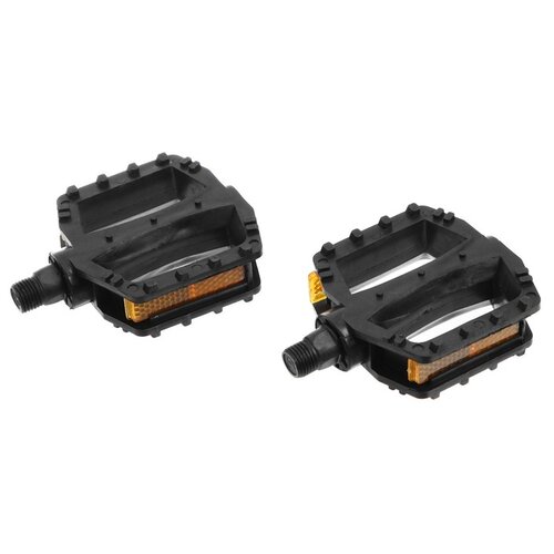 фото Педали детские 1/2" graffiti, без подшипников, пластик, цвет чёрный