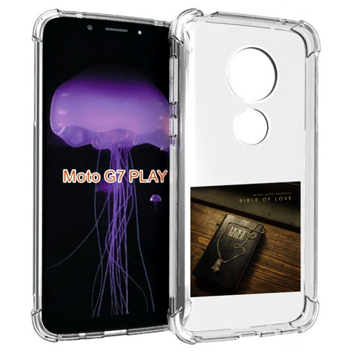 Чехол MyPads Snoop Dogg BIBLE OF LOVE для Motorola Moto G7 Play задняя-панель-накладка-бампер