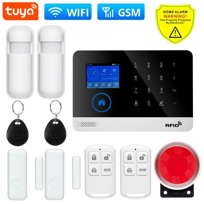 Беспроводная GSM сигнализация eMastiff Tuya Smart Life