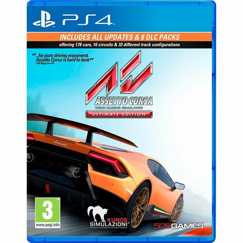 Игра Assetto Corsa Ultimate Edition русские субтитры для PS4 2499₽