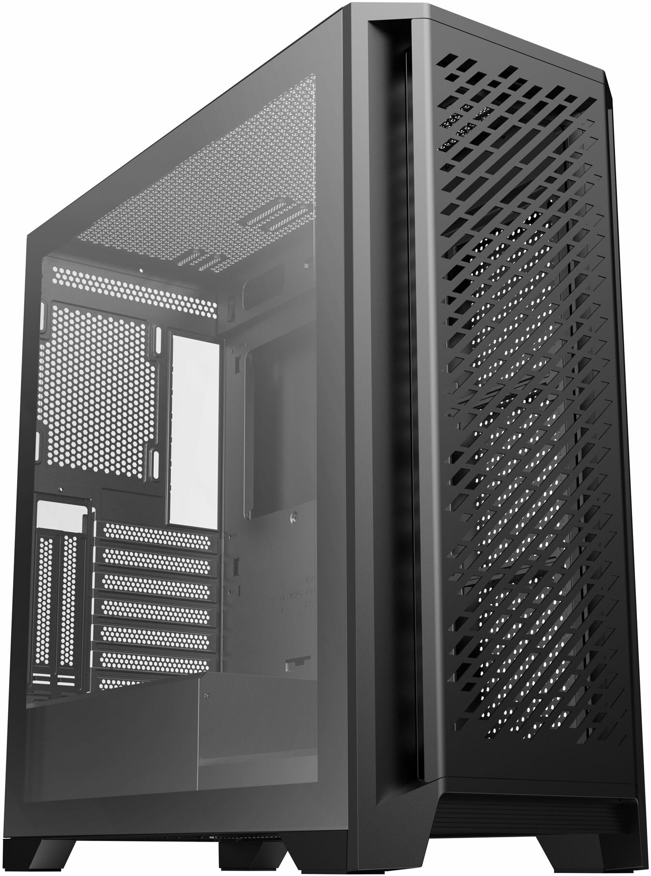 Компьютерный корпус ATX Оклик OCC-MD304 черный (Уцененный товар)