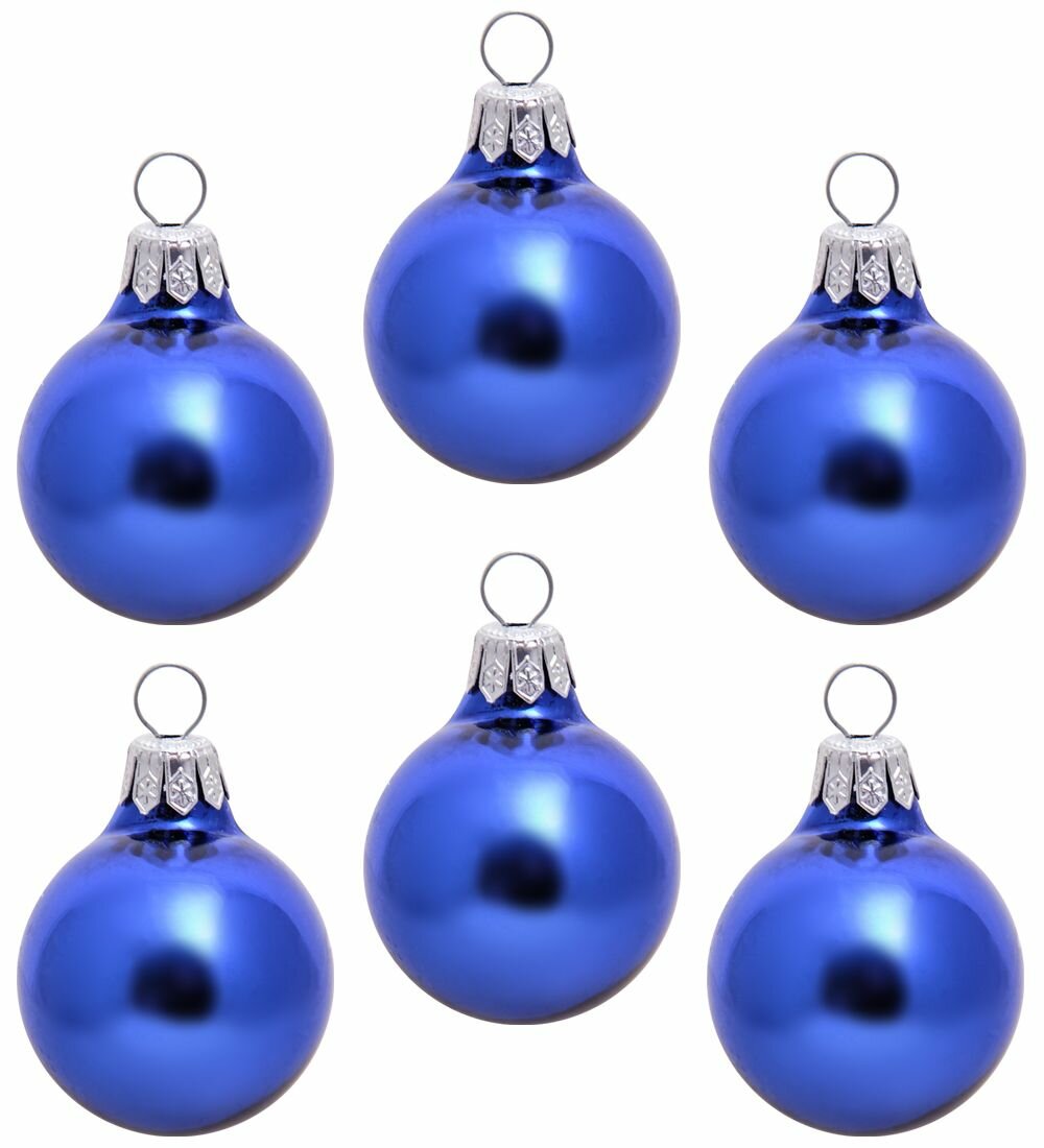 Набор елочных игрушек 6шт 'Шары' 40 мм