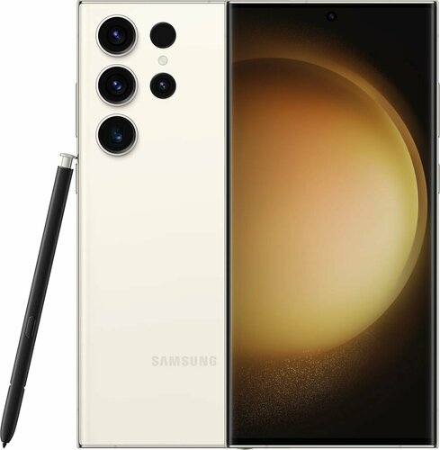 Смартфон Samsung Galaxy S23 Ultra 12/256Gb, Cream (Для других стран ...