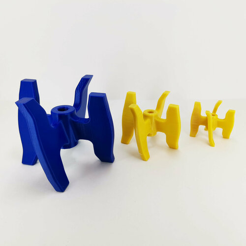 Набор из 3х венчиков 3шт венчики пластиковые строительные 60мм 80мм 120мм 970₽