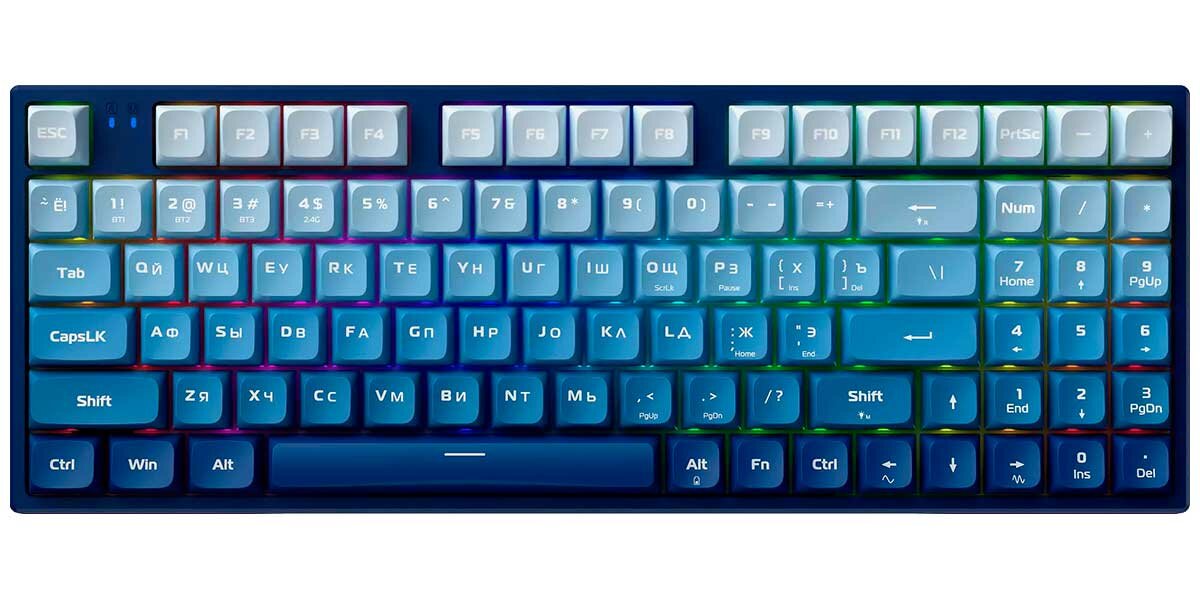 Клавиатура игровая беспроводная Machenike K500F-B94 Navy (JJ02GZ00CRU)