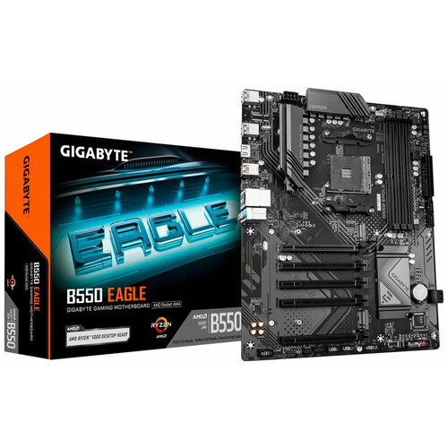 Материнская плата Gigabyte B550 EAGLE AM4 ATX 13699₽