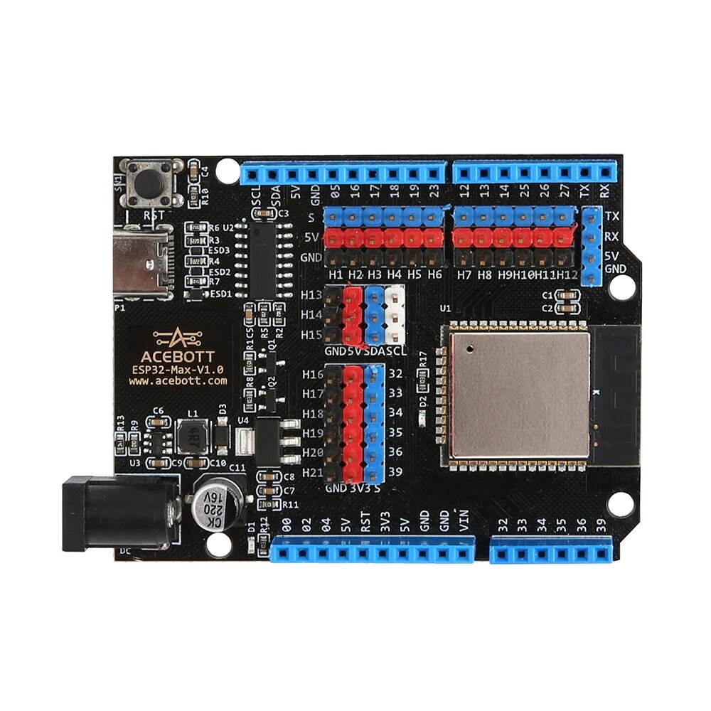 Плата разработки ACEBOTT ESP32 Max V1.0/V3.0, совместимая с Arduino, ESP32 Max V3.0 KIT