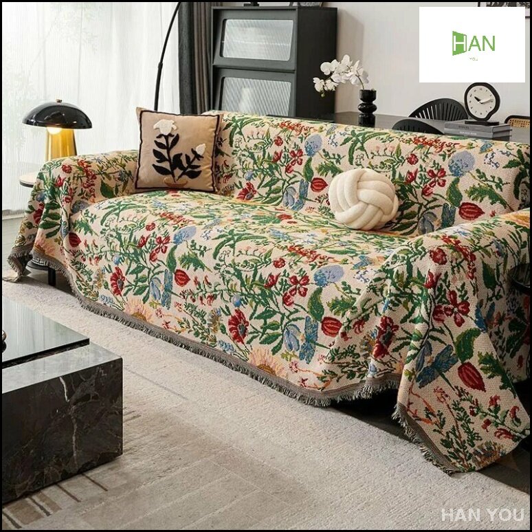 Эксклюзивное муслиновое покрывало 260x180 см из хлопка，1 кусок
