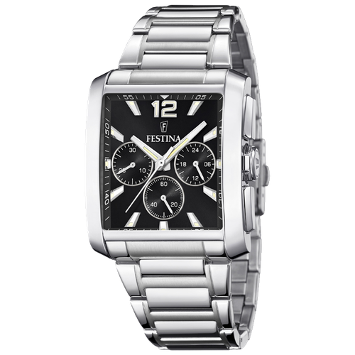 фото Наручные часы festina мужские наручные часы f20635/4, черный, серебряный