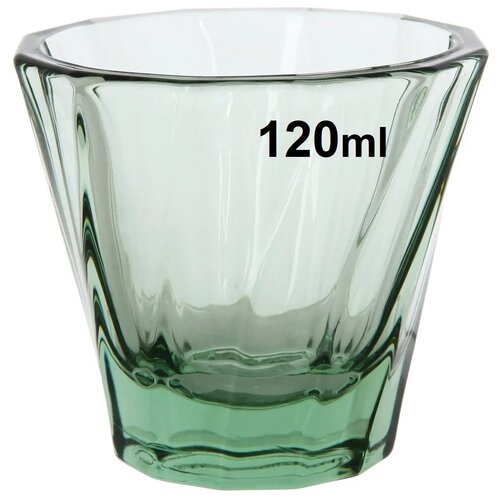 Стакан Loveramics Urban Glass 120 мл. Twisted Cortado Glass, цвет зелёный