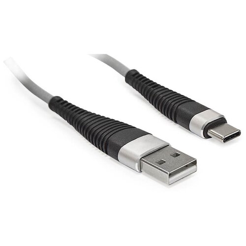 Cbr Кабель CB 502 Silver, USB to Type-C, 2,1 А, 1 м, цветная коробка кабель type c 1м cbr cb 502 круглый серебристый