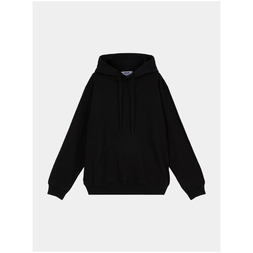 Худи на флисе MSGM Os Maxi Logo Hoodie, черный, S