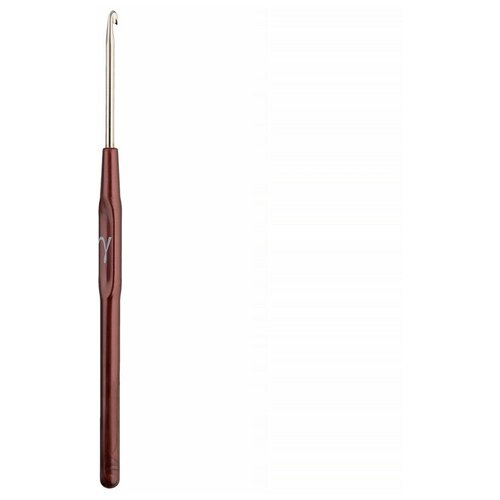 Для вязания Gamma крючки с пласт.ручкой HP металл d 1.75 мм 14 см в чехле .