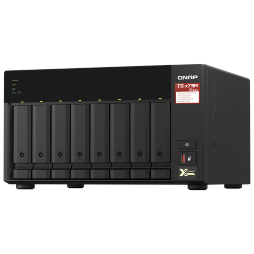 Сетевое хранилище (NAS) QNAP (TS-873A-8G) сетевое хранилище nas qnap ts 464 8g черный