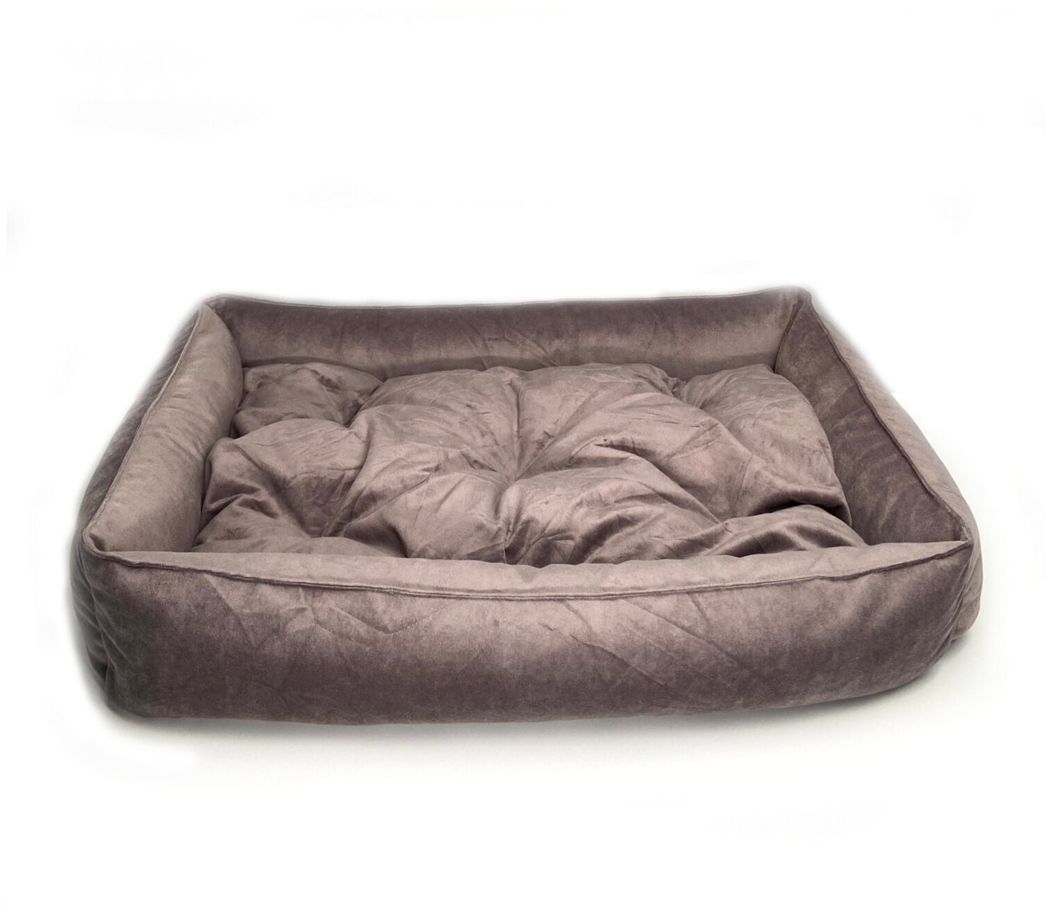 Лежанка для собак со съемным чехлом, 75х55х13, Fluffy Bro Premium - фотография № 4