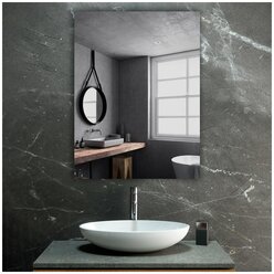 Зеркало настенное Maskota Eva для ванной, прямоугольное 70х50 см