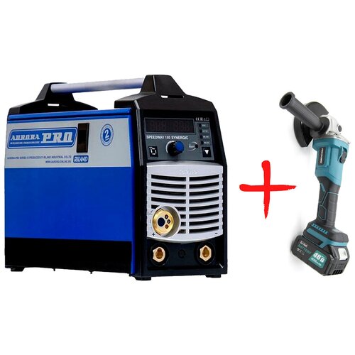 Сварочный полуавтомат Aurora SPEEDWAY 180 SYNERGIC Аккумуляторная болгарка УШМ ProfiPower 18B MK DGA-18V TIG MMA MIGMAG 3290000₽