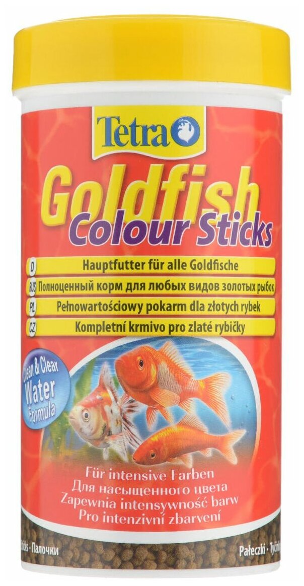 TetraGoldfish Colour Sticks корм в палочках для улучшения окраса золотых рыбок 250 мл . - фотография № 4