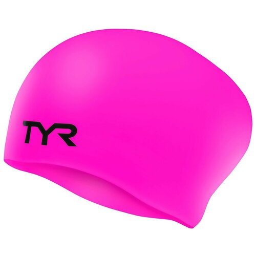 Шапочка силиконовая TYR Long Hair Wrinkle-Free Silicone Cap, цвет 693 (Pink)