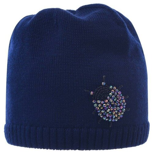 фото Шапка бини андерсен, размер 52-54, синий