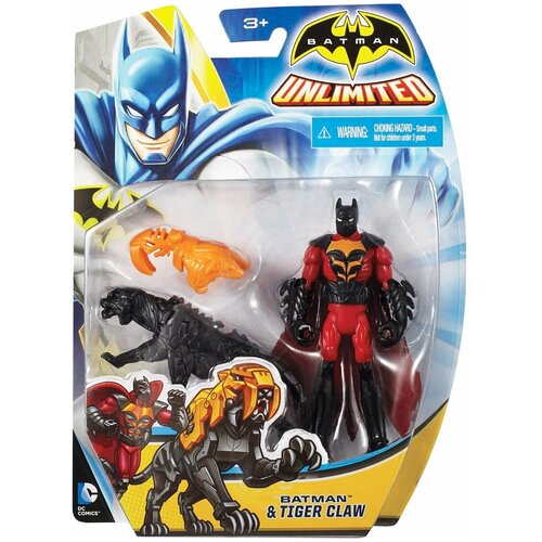 Фигурка DC Comics Batman Unlimited Безграничный Бэтмен Бэтмен и тигр Клау 11 см