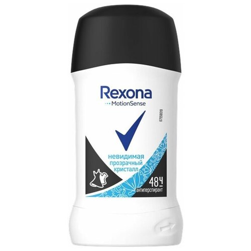 Unilever (Юнилевер) Антиперспирант-карандаш Rexona Невидимая Прозрачный кристалл 40 мл