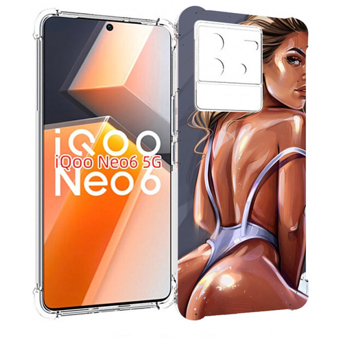 Чехол MyPads craigos-art для Vivo iQoo Neo 6 5G задняя-панель-накладка-бампер