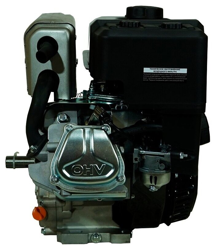 Двигатель Loncin LC 190FDA (A type) D25 (лодочная серия, 15л.с., 420куб. см, вал 25мм, ручной и электрический старт) - фотография № 8