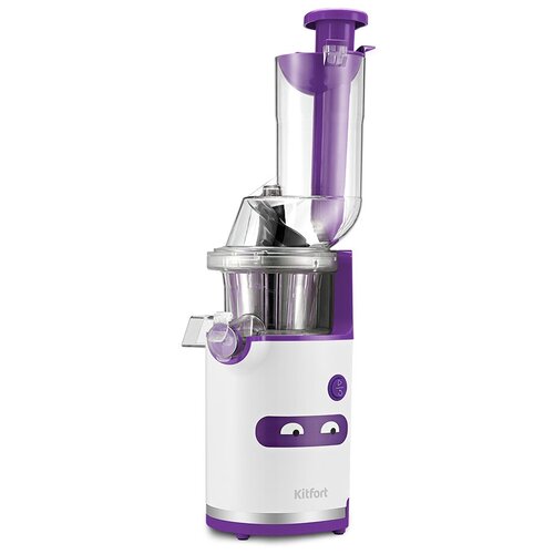 Шнековая соковыжималка Kitfort КТ-1130-1 бело-фиолетовый 499000₽