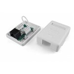 Розетка компьютерная RJ-45 Hyperline SB1-1-8P8C-C6-WH - изображение