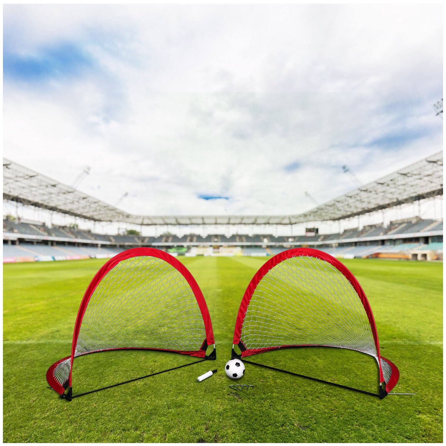 Ворота игровые DFC Foldable Soccer GOAL5219A