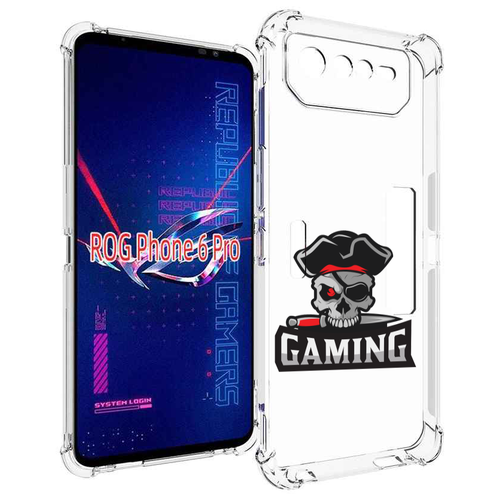 Чехол MyPads Gaming-2 для Asus ROG Phone 6 Pro задняя-панель-накладка-бампер чехол mypads gaming 2 для asus rog phone 6 задняя панель накладка бампер