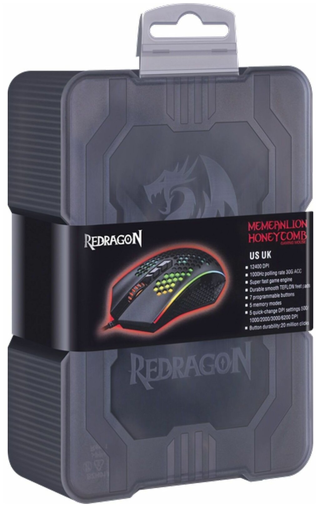 Мышка USB OPTICAL MEMEANLION REDREGON 70959 DEFENDER - фото №10