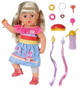 Фото Интерактивная кукла Zapf Creation Baby born девочка с магическими глазками, 43 см, 833698