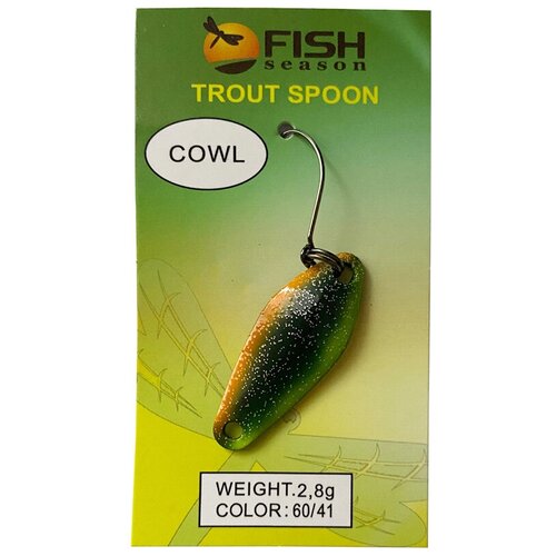 фото Блесна форелевая fish season cowl, 2.8g , цвет-41 , 1шт/уп