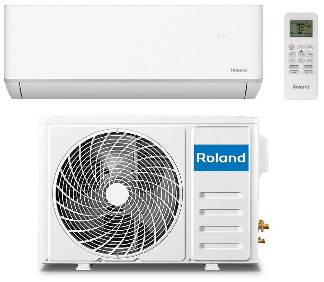 Кондиционер сплит-система Roland RD-WZ09HSS/N1 серии WIZARD, белый - фотография № 1