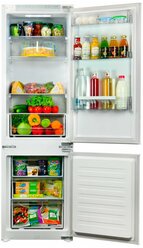 LEX Двухкамерный холодильник встраиваемый LEX RBI 201 NF