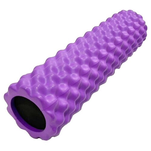 Ролик массажный для йоги Coneli Yoga Bulge 45x12.5 см фиолетовый ролик массажный для йоги цвет фиолетовый
