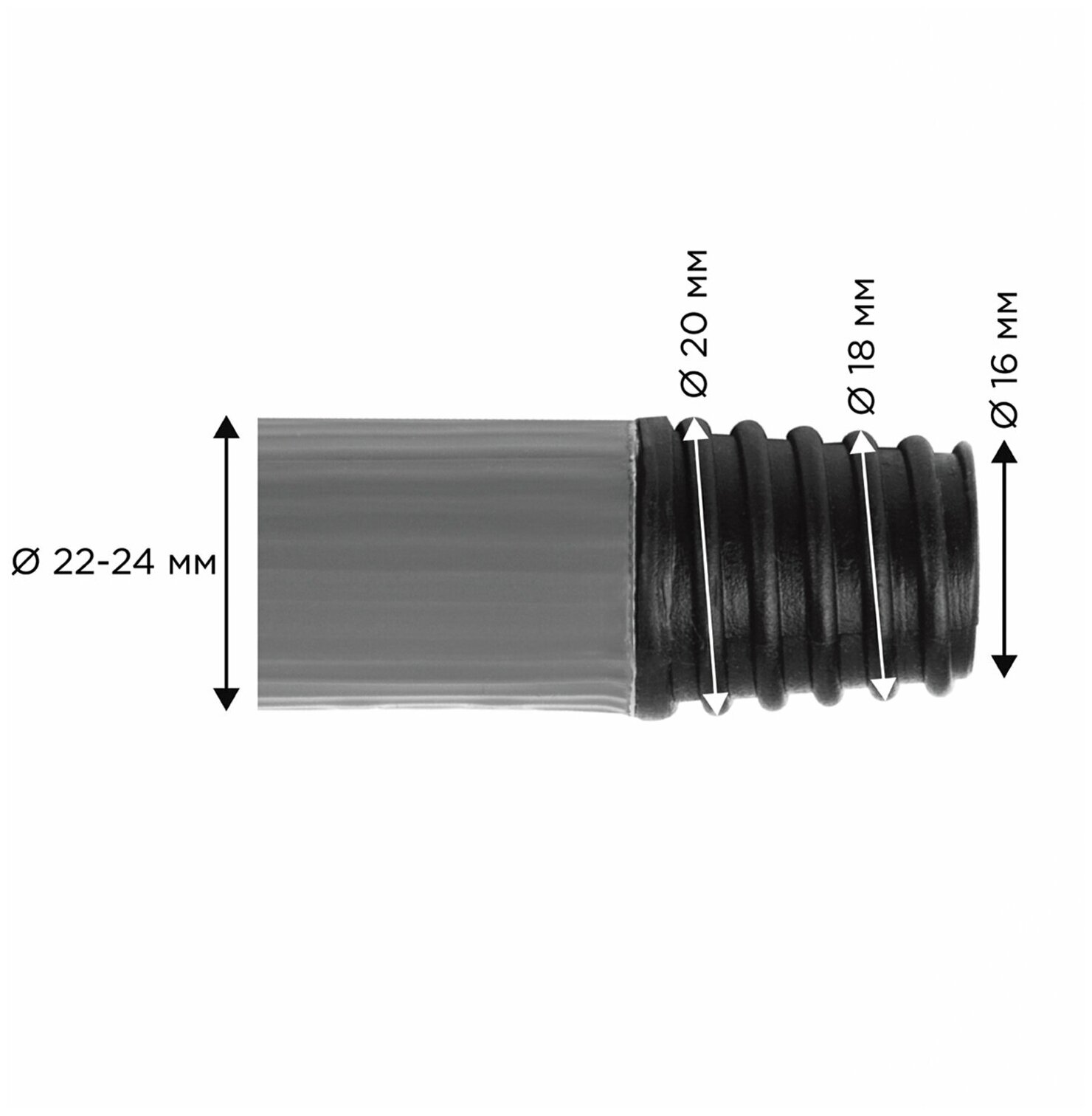Черенок Лайма для уборочного инвентаря 130 см, металлопластик 0,35 мм, усиленный, Expert (605239)