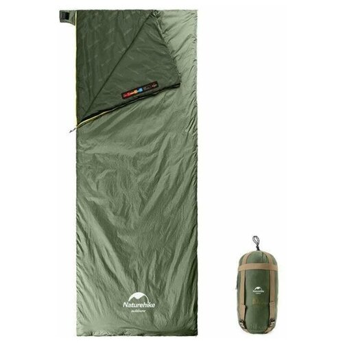 Мешок спальный Naturehike NH21MSD09 мини LW180 зеленый 583200₽