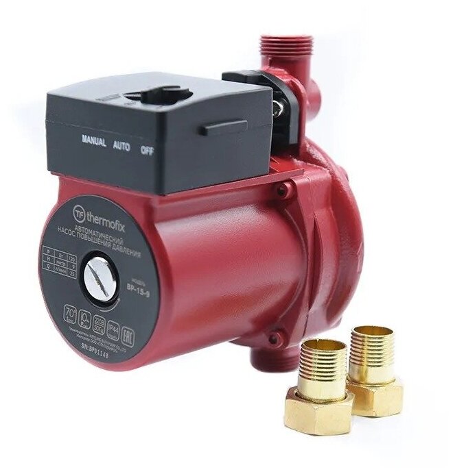 Насос повышающий давление Thermofix ВР-15-9 (012 кВт25 л/мин напор 9м)/ автоматический насос повышения давления